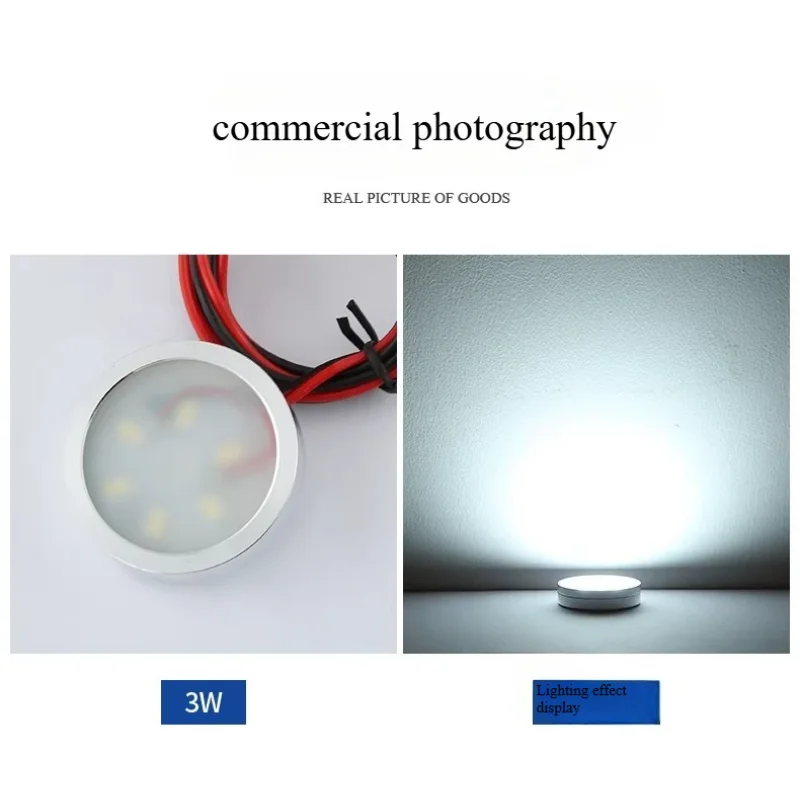 1W 3W LED Magnetic Suction Lamp DC5V 12V 24V LED Spotlight Superbright Side Line with Wire Instrument Equipment Adsorption Lamp