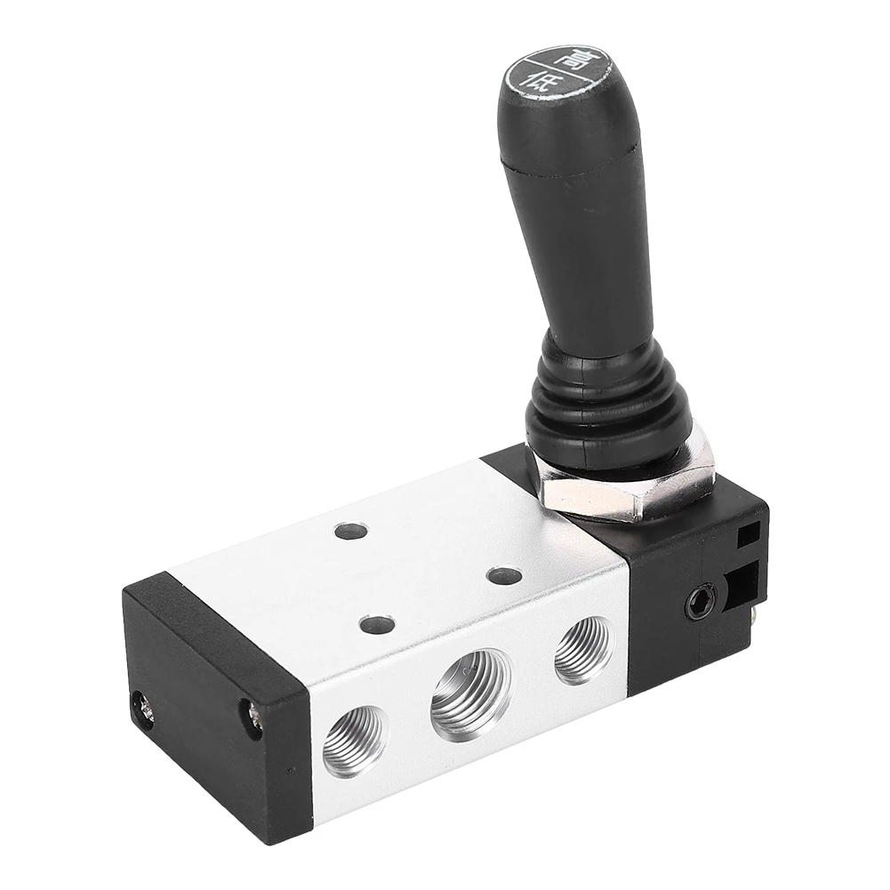 Two Position Five Way Lever Valve Aluminum Alloy Mechanical Valve 4H210-06G /4H210-08G(G 1/4  inch )