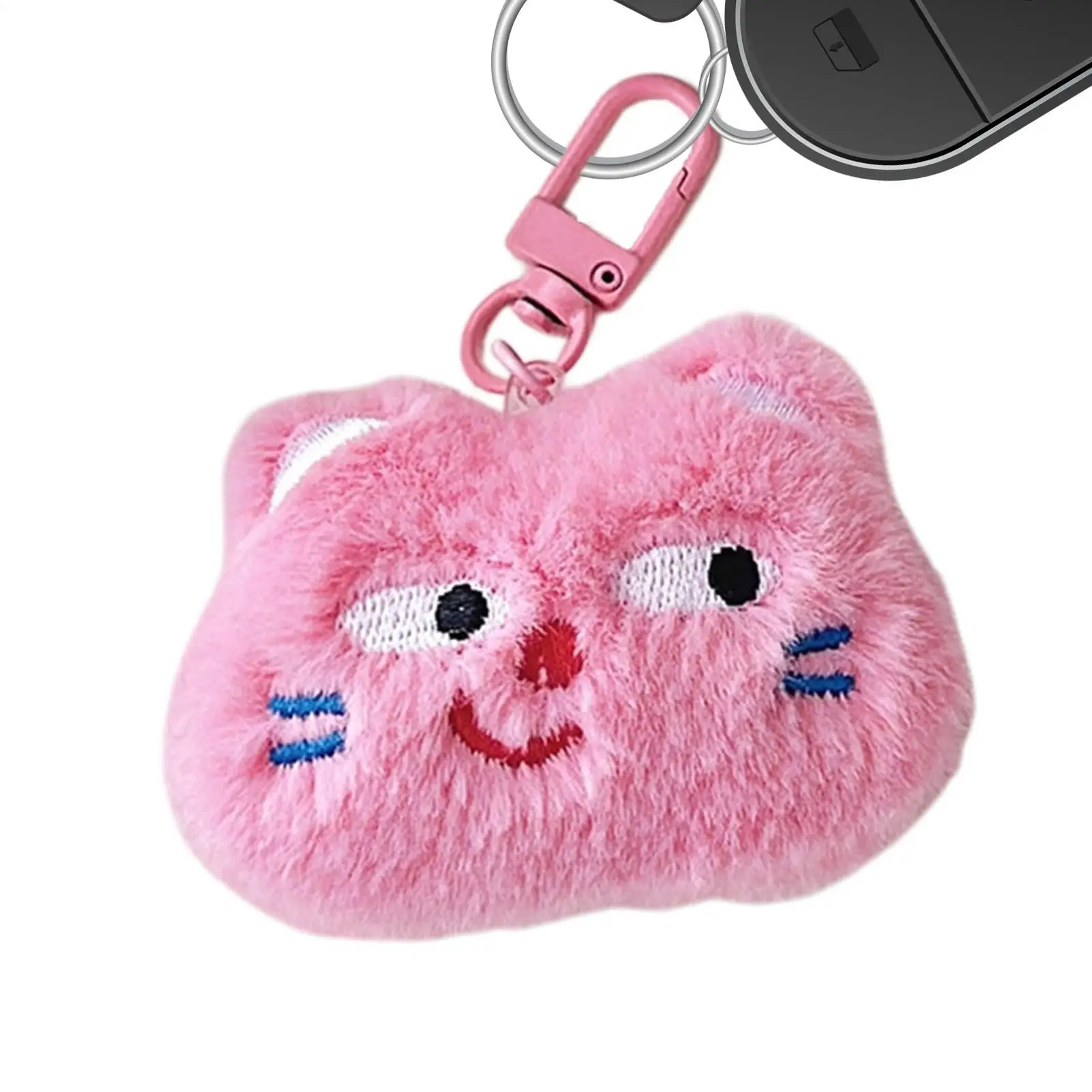 Cat Keychain Plush Cute Ornaments Animal Plush Pendant Purse Bag Charm Pendant for Backpack School Bag Wallet Phone Keychain Car