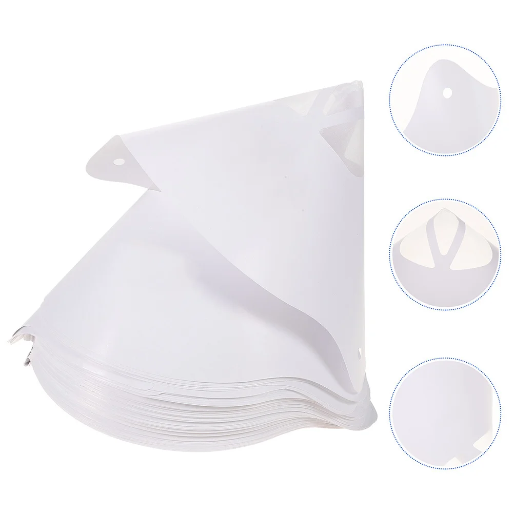 

50Pcs 300 Mesh Paint Funnel Automobile Filter for General Chemistry Applications Easy to Use Paper Funnel Automobile Filter