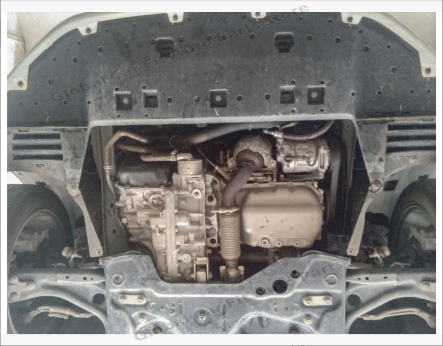 Custom Fit Under Engine Shield For Peugeot 308 2016-2019 1.2T 1.6L 1.6T Heavy Duty Anti Collision Design Road Debris Defense