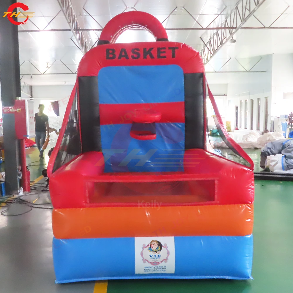 Free Shipping 1.5x1.5x2mH Portable Inflatable Basketball Toos Shooting Game Carnival Games for Sale