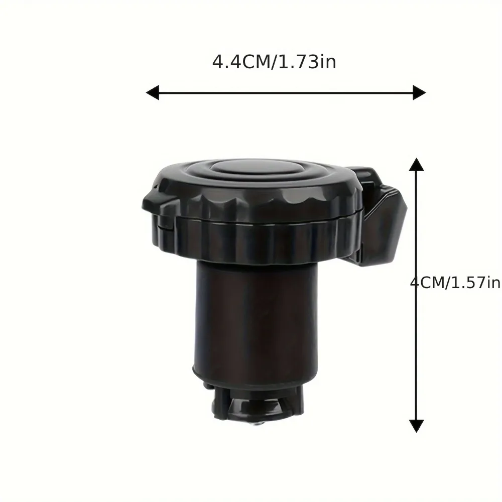 مرآة الرؤية الخلفية للدراجة ذات الزاوية الواسعة عالية الوضوح عدسة محدبة مستديرة، مرآة مقود الدراجة غير المرئية، 360 درجة °   قابل للتدوير #3