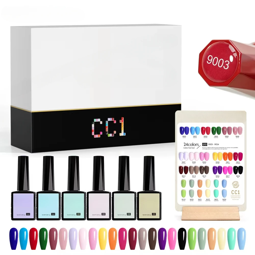 144 Color Full Enamel Nail Gel Set