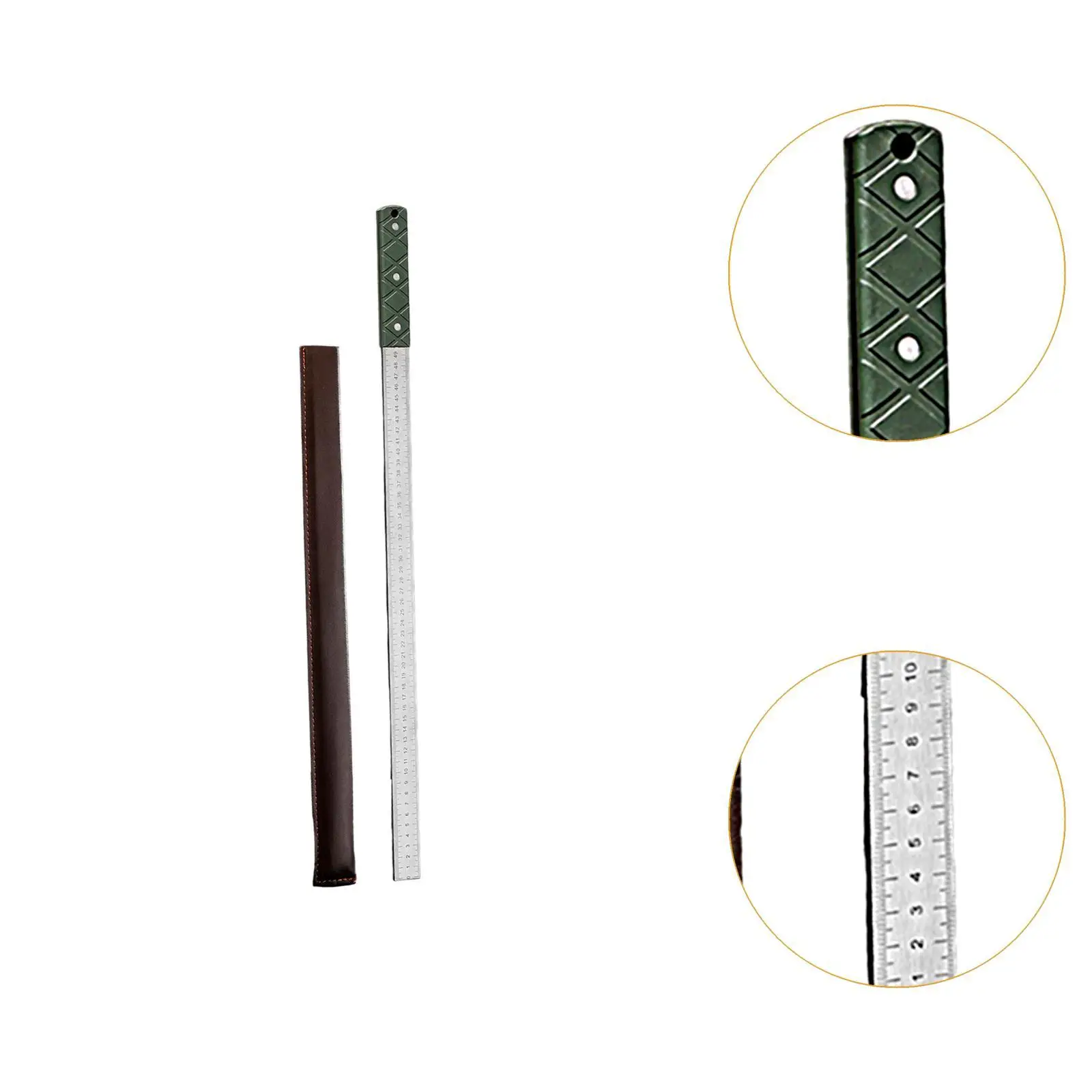 Stainless Steel Ruler Measuring Ruler Supplies 24.8inch Long Ruler Measuring Tool for Home Drawing Art Engineering Tools