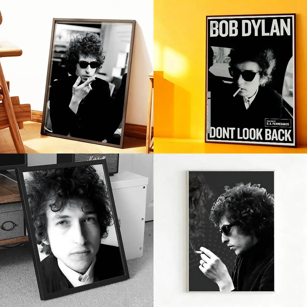 

B-Bob D-Dylan Poster Prints Wall Art Painting Picture Gift Living Room Bar Restaurant Dec Sticker Large
