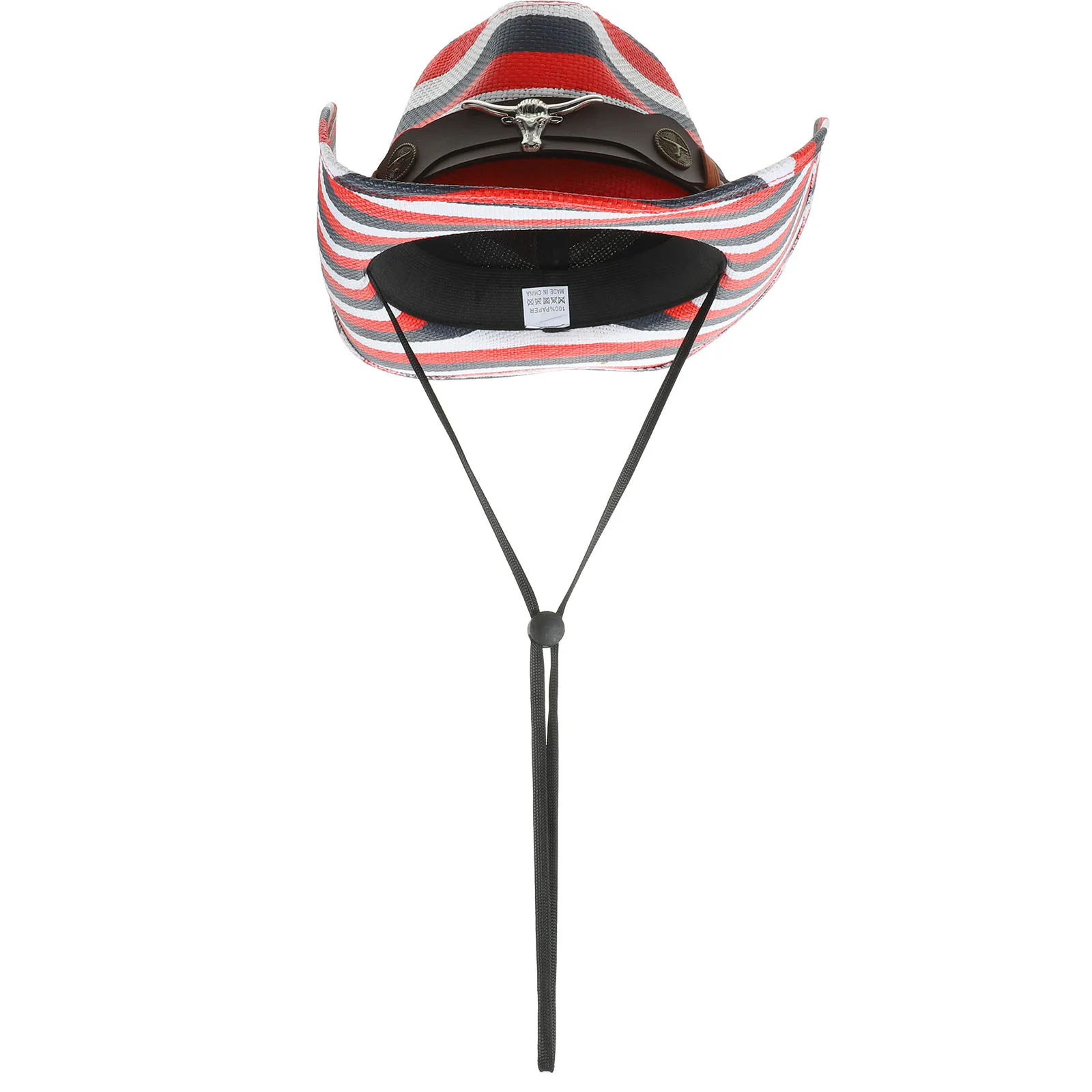 قبعة رعاة البقر على الطراز الغربي، زي عريض الحواف للحفلات التنكرية، كرة تنكرية، إكسسوار هدية للرجال