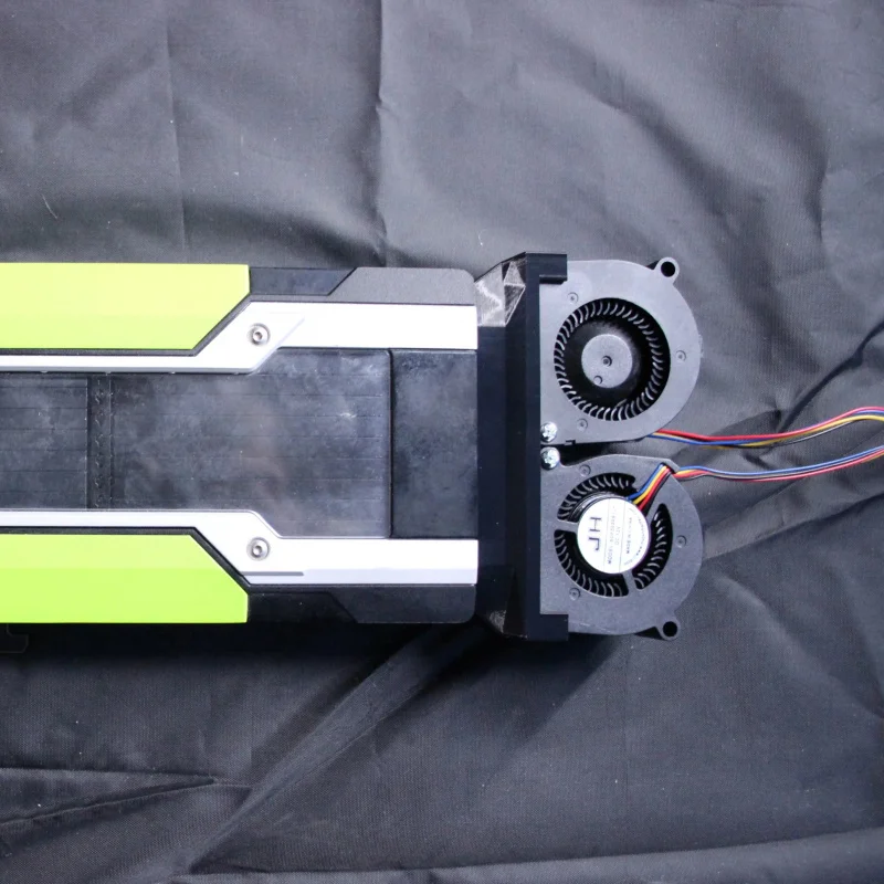 For NVIDIA  Tesla P40/M40/P100/V100 Graphics Card Universal Ultra-Thin Dual Turbo Fan Cooler