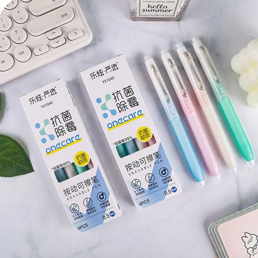 

New Full Needle Pen Press Erasable Pen School Office Stationery Quick-drying Thermosensitive Erasable Pen Writing Tool Gel Pens