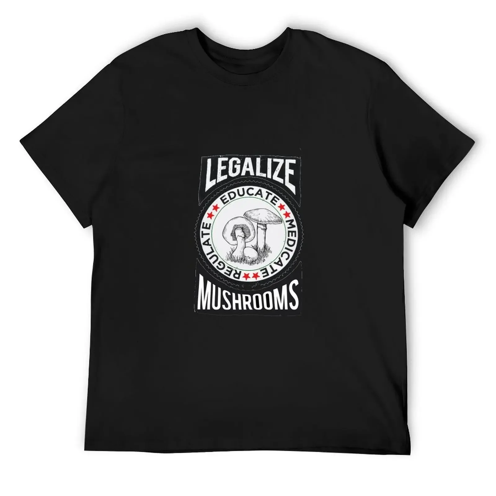 Legalize Mushrooms - Educate, Regulate, Medicate - Colorado 2019 T-Shirt designer shirts anime mens clothes