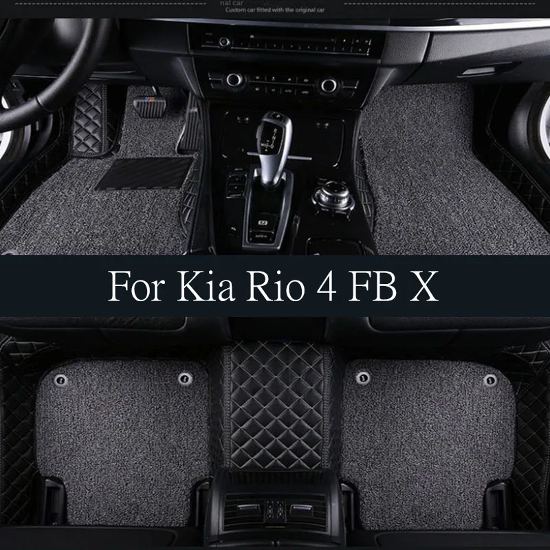 

Car Special Mat for Kia Rio 4 FB X Line 2018~2022 2019 TPE Rug Waterproof Floor Pad Rear Trunk Space Luggage Tray trunk mat