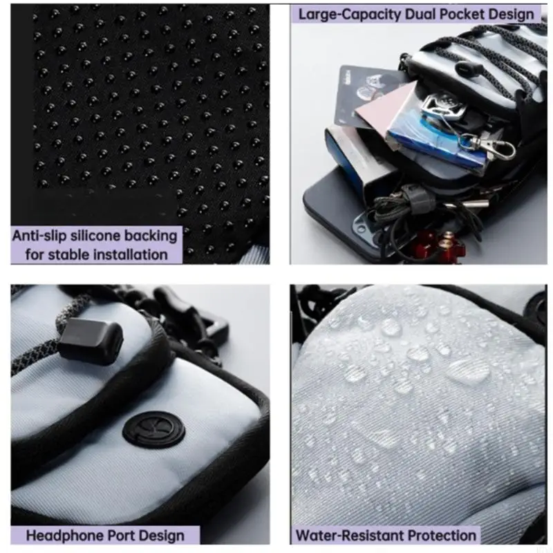 Universal Waterproof Armband Case Fits Most Large Screen Devices D7YA