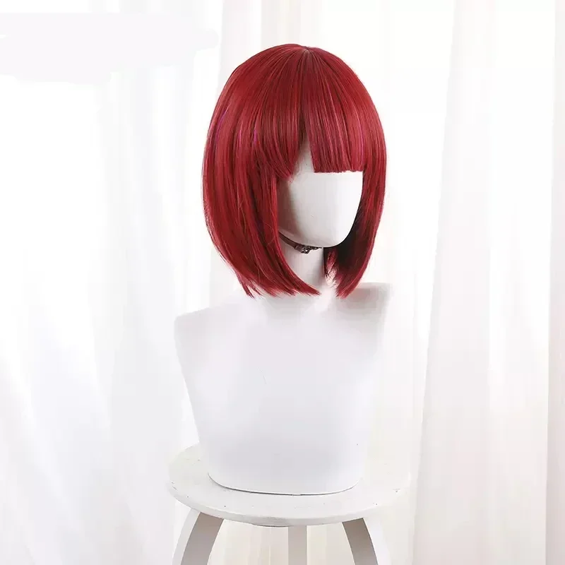 Okr No Ko Arima Kana Perruque Cosplay pour Femme, Perruque Synthétique Courte de 30cm, Perruques de Cosplay Anime, Perruque de Degré de Chaleur