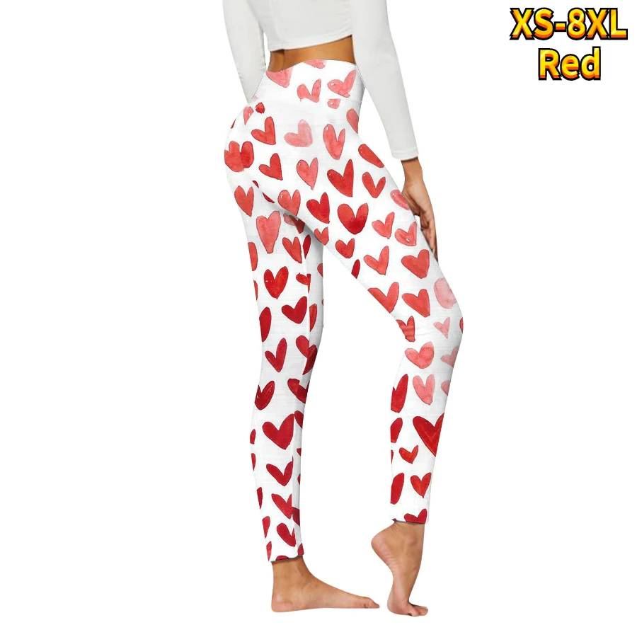 Women\'s Basic Pattern Printed Yoga Pants Elastic Yoga Leggings Gym Jogging Fitness Clothes Quick Dry Slim Pants XS-8XL