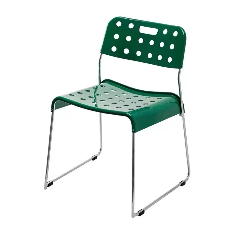 

Internet celebrity cheese chair, medieval furniture hollow, hole chair stacking, backrest dining chair