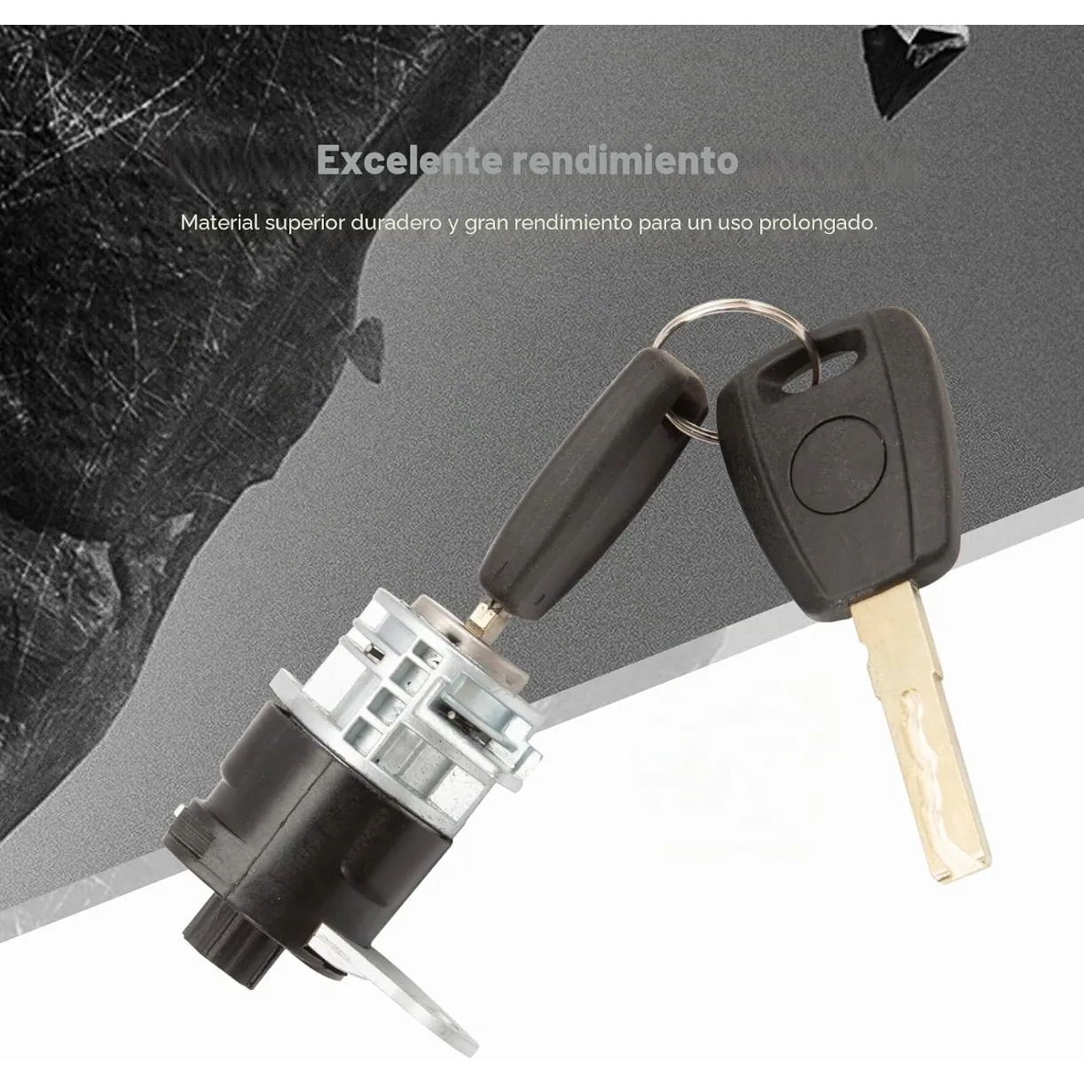 Rear Door Lock Cylinder with 2 Keys for Peugeot Boxer Citroen Jumper Fiat Ducato 2006+ Doblo 2014+ Tailgate Lock