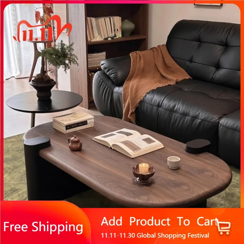 

Modern Wood Coffee Table Living Room Nordic Transform Italian Coffee Table Minimalist Unique Mesa Auxiliar Postmodern Furniture