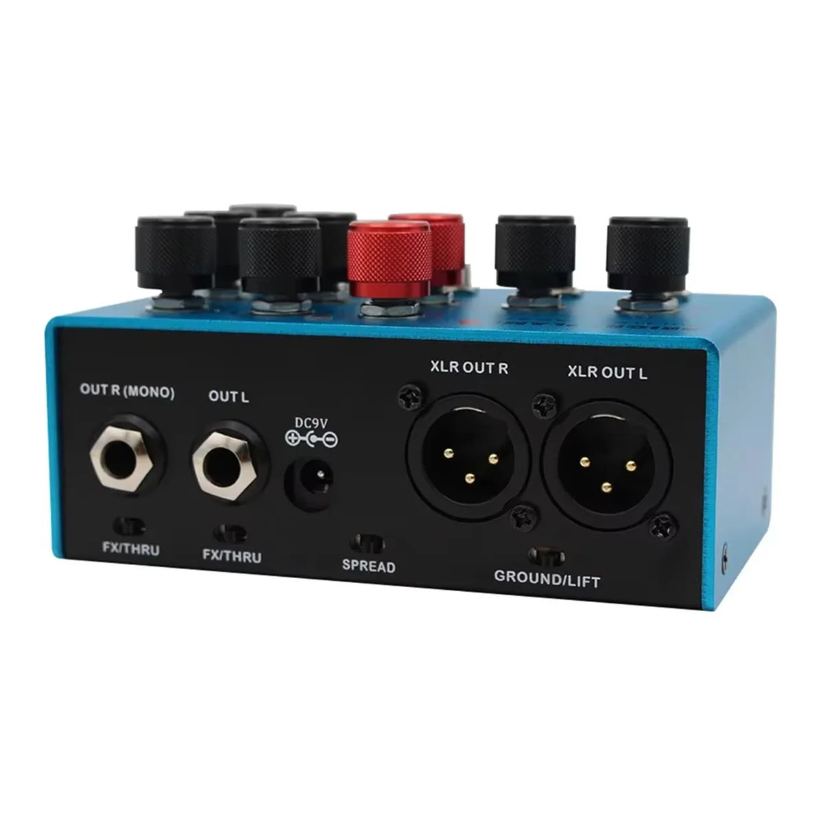 Superior Moskyaudio Audio Bright Flame Multi Guitar Amp Simulator Pedal Stereo Cabinet Sim Box Preamp Di Box Effect Pedal