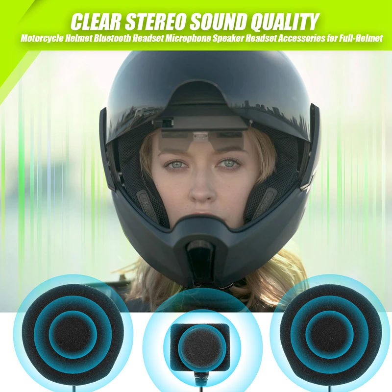 Motorcycle Helmet Bluetooth Headset Microphone Speaker Headset Accessories