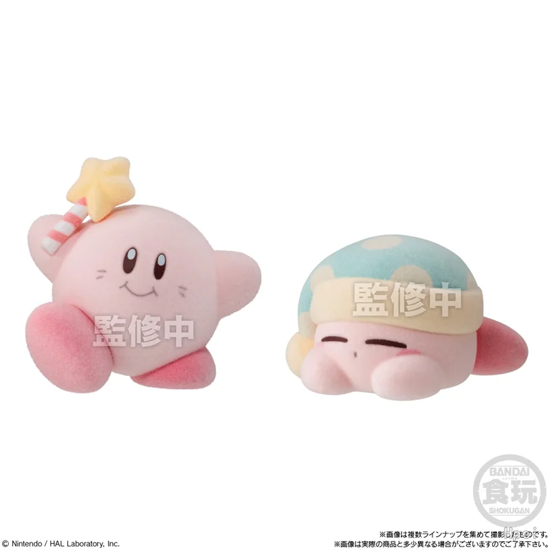 Bandai Original Shokugan 8Pcs プププどーる Kirby Anime Figure Toys For Kids Gift Collectible Model Ornaments