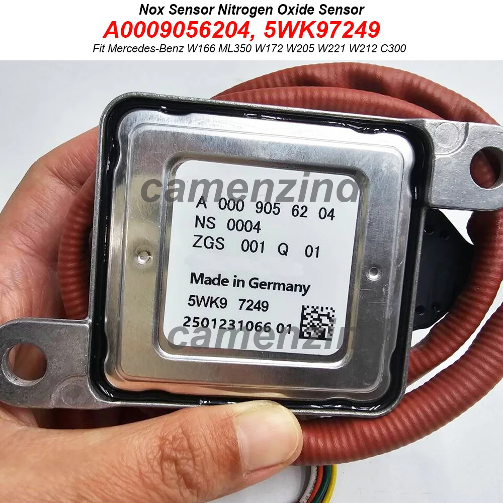 

A0009056204 5WK9 7249 Nitrogen Oxygen NOx Sensor For Mercedes Benz W166 ML350 W172 W205 W221 W212 C300 0009056204 5WK97249