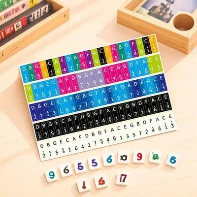 

5pcs Kalimba Thumbs Piano 17-Note Thumb Piano Note Stickers Adhesive Removable Music Learning Decal Beginner Scale Stickers