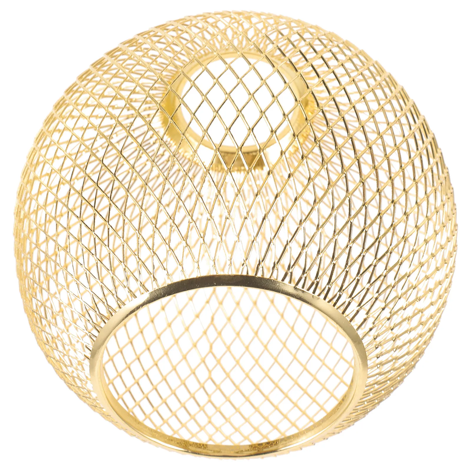 

Industrial Iron Lampshade Hollow Metal Pendant Lamp Cover Decorative Replacement for Ceiling Lights Restaurant Home Bar