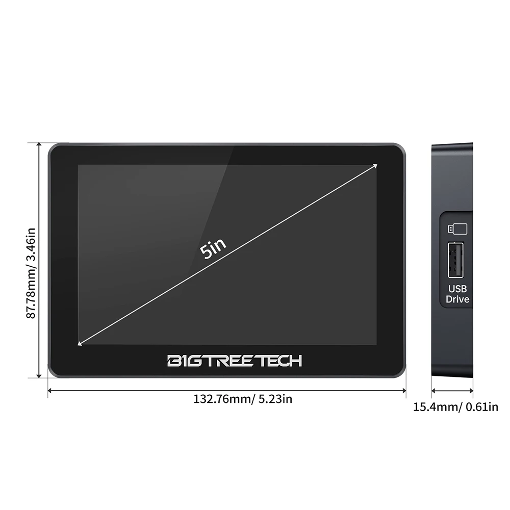 Imagem -04 - Bigtreetech-k-touch Impressora 3d Klipper Touch Screen Display de Controle sem Fio Impressão Remota para Voron Ender Impressoras Fdm