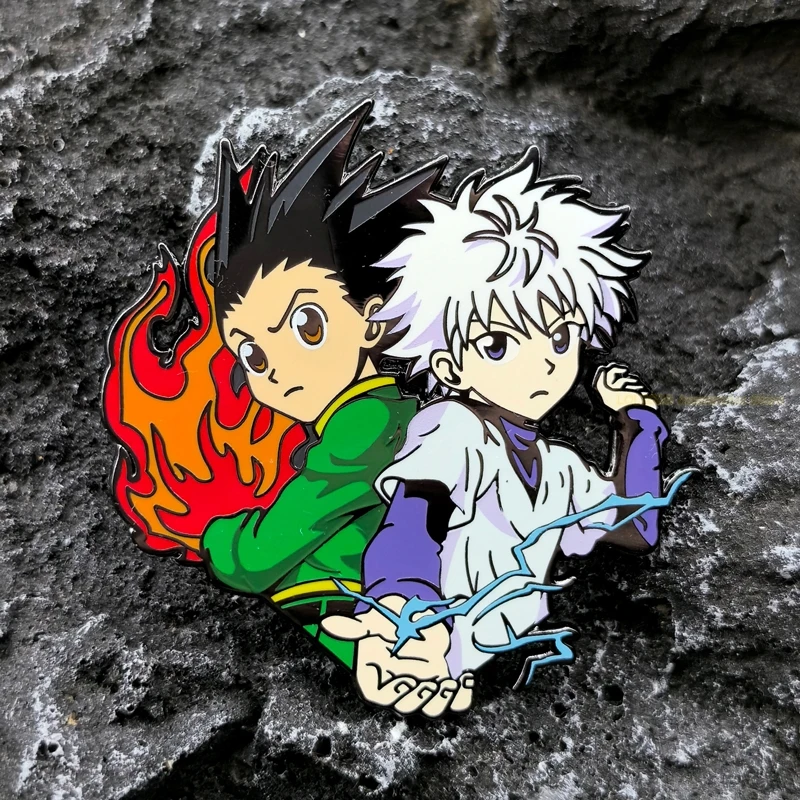 

Аниме роль GON·FREECSS Killua Zoldyck косплей костюм металлический значок декор одежды брошь булавки реквизит подарок