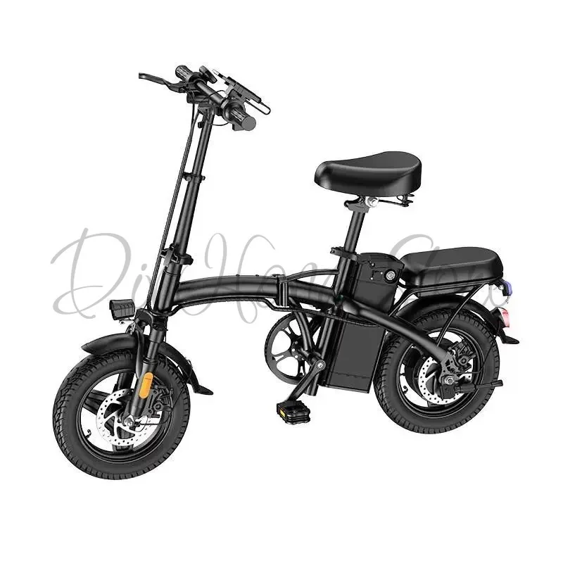 14 Inch Foldable Electric Bicycle Compact Design with Removable Battery
