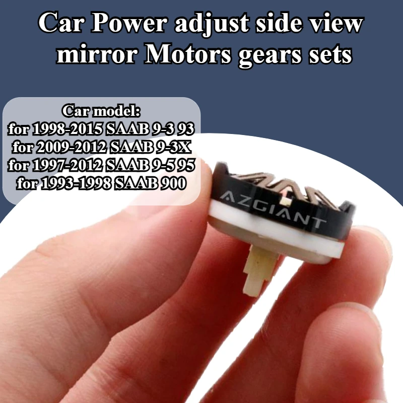 

AZGIANT для SAAB 9-3 93/9-3X/9-5 95/9/900, автомобильное зеркало с регулировкой мощности, боковое зеркало, комплекты шестерен двигателей, аксессуары, прямая замена