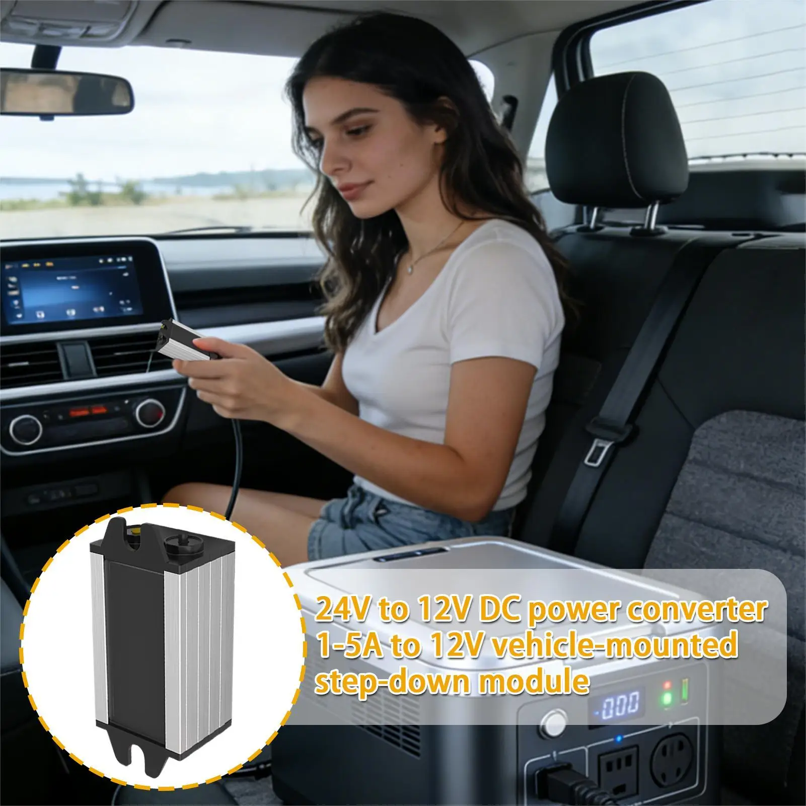 

Регулируемый понижающий преобразователь напряжения постоянного тока для автомобилей, грузовиков, автодомов и автоэлектроники