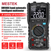 Mestek  High Precision Multimeter DM100C Temperature Measure NCV Resistance Capacitance Voltage Meter DM100 Humidity Multi Meter