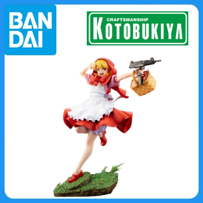In Stock Genuine Kotobukiya Vampire: The Night Warriors Bulleta Bishoujo Statue Anime Figure Garage Kit Anime Cartoon Model Toys
