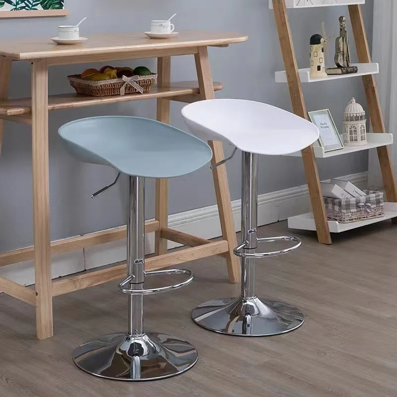 

High Bar Lifting Chair Household High Stool Modern Simple and Fashion Front Desk Cashier Chair Pulley Metal Swivel