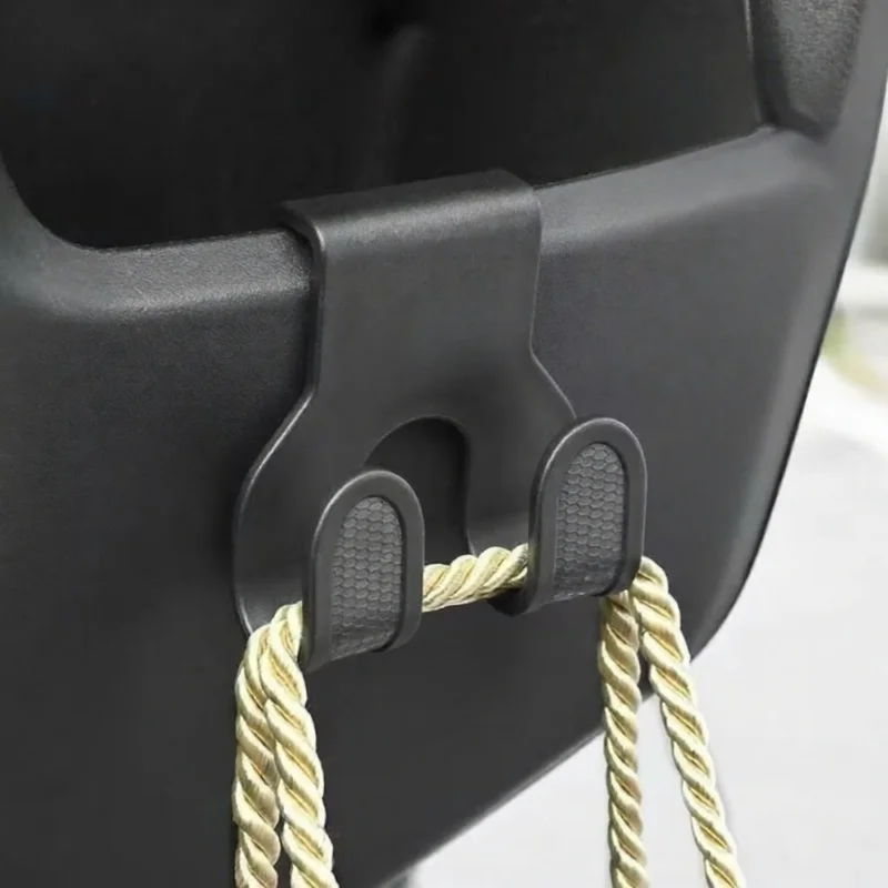 1PC Electric Scooter Storage Box Hook For Handbag Purse Groceries Load-Bearing ABS Double Hook Fit Car Motorcycle