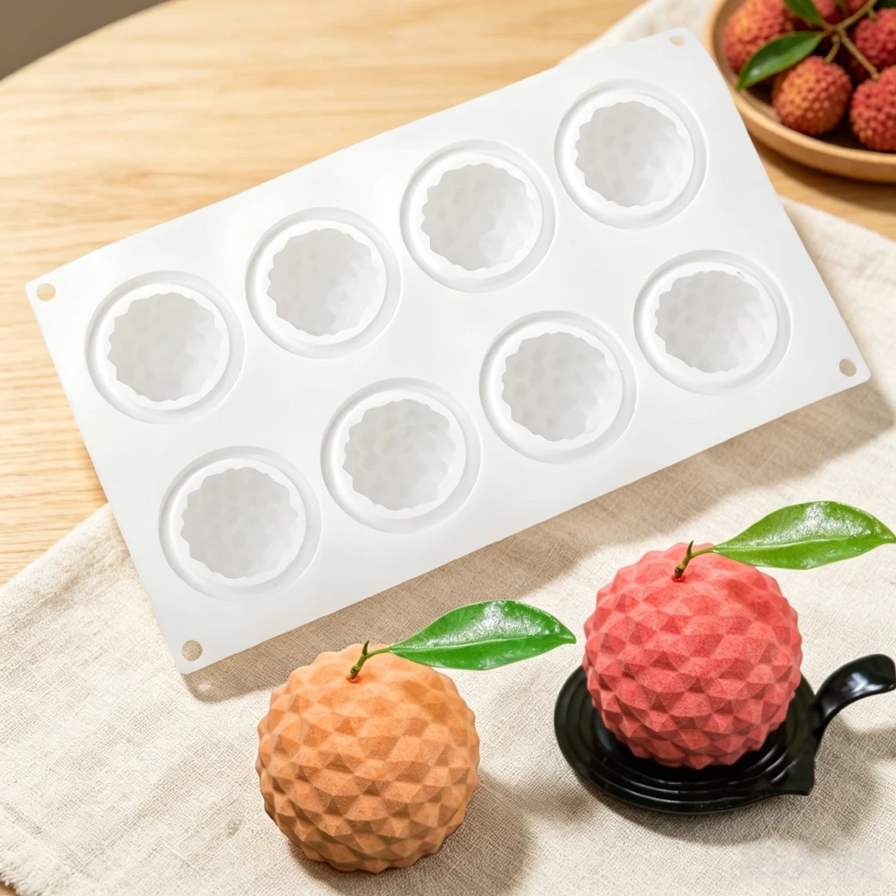8‑Cavity Lychee Silicone Mold - đánh giá và giá Eco Soap