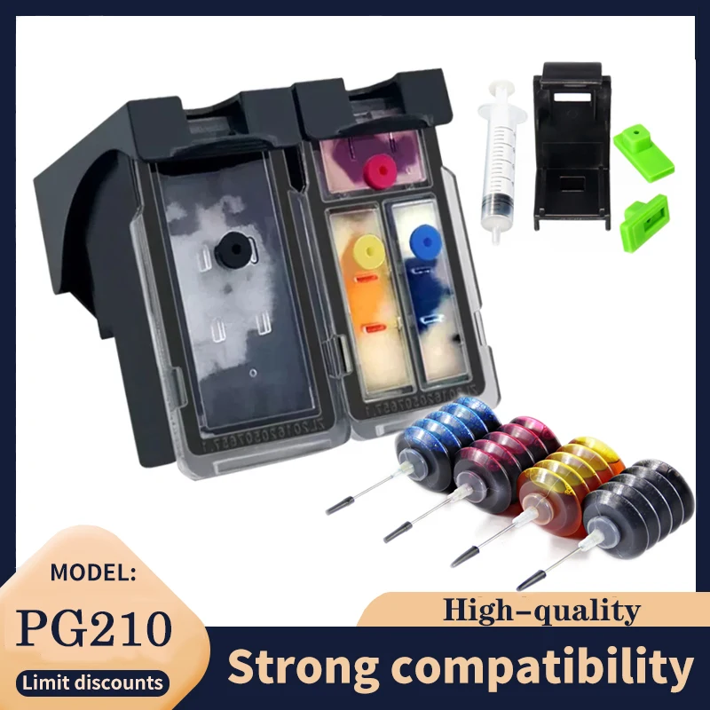 Vilaxh PG-210 CL-211 Ink Cartridge For Canon PG210 CL211 Pg 210 cl 211 Pixma IP2700 IP2702 MP240 MP250 MP260 MP270 Printer