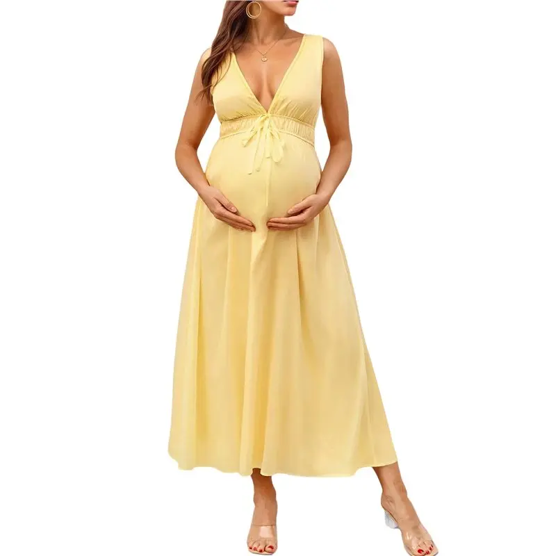 abtj-women-maternity-maxi-dress-v-neck-sleeveless-tie-waist-flowy-casual-photo-pregnancy-dress