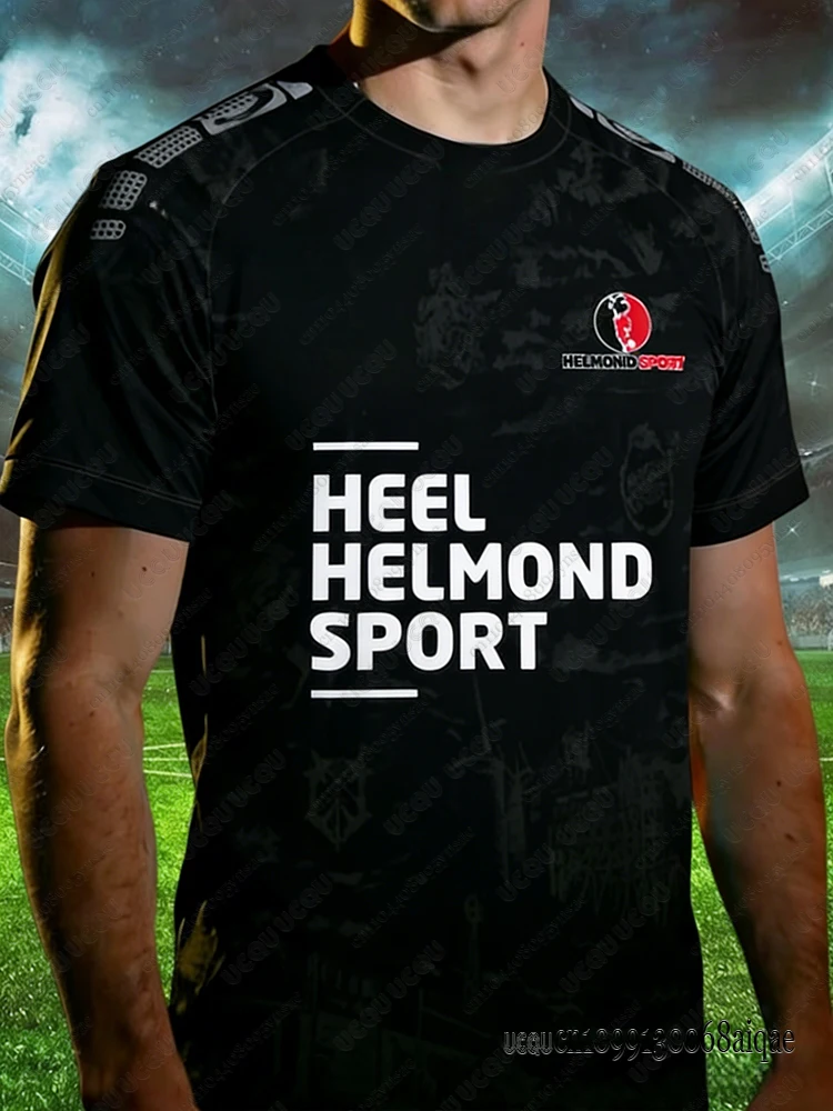Zomer Nieuwe Heren Voetbalshirts Snel Droogende Fiets Shirts Nederland Helmond Sport 25-26 Thuis Tenue Volwassenen/Kinderen Team Uniform - afbeelding 1