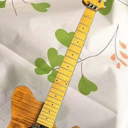 Electric guitar can be customized, factory price classic style, smiling face picture, multiple colors, free and fast delivery  @