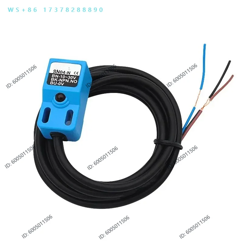5 pieces  square proximity switch SN04-N N2 P P2 metal sensor DC three-wire NPN PNP normally open normally closed