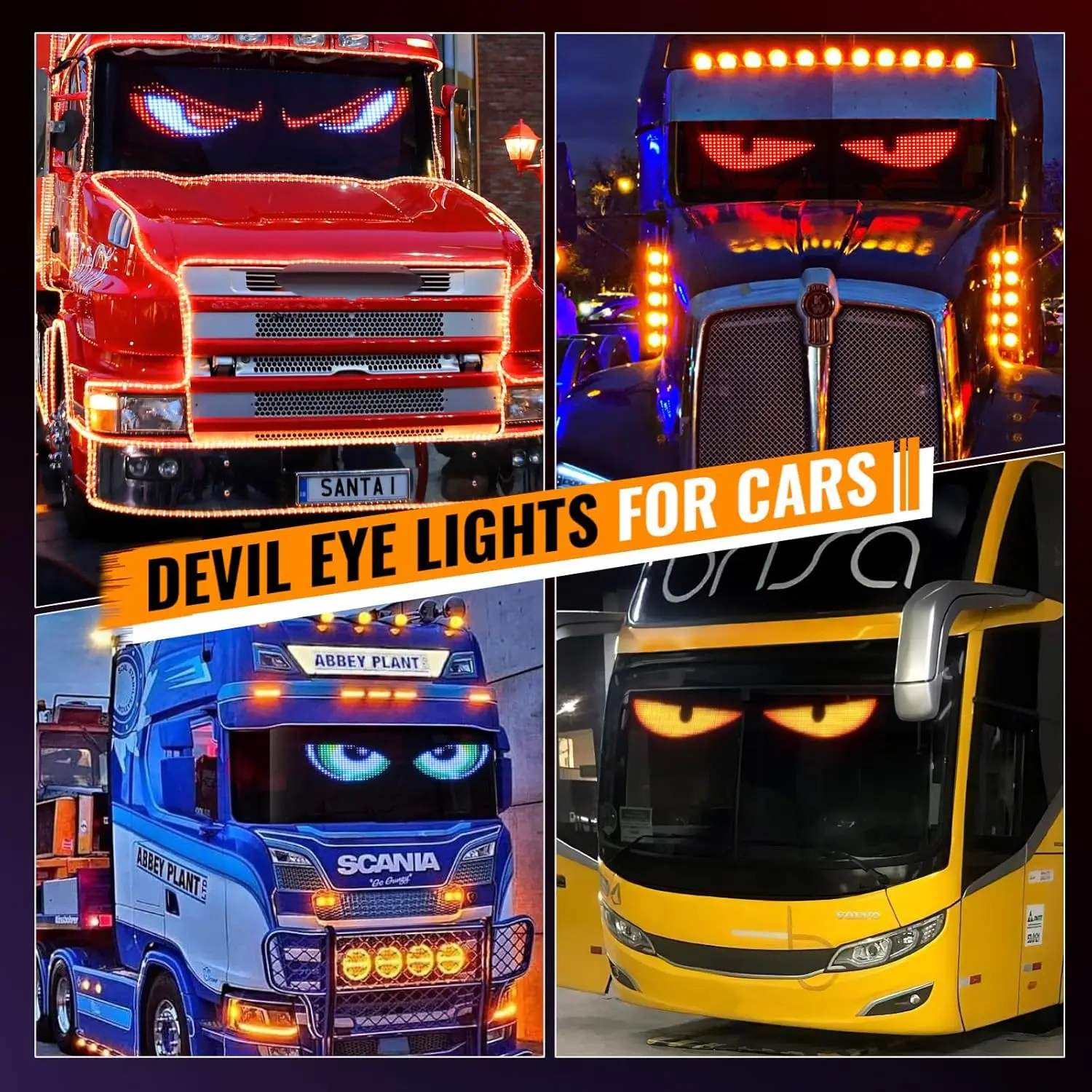 GOTUS bright scrolling LED sign, programmable multiple text pattern display application control LED car store sign