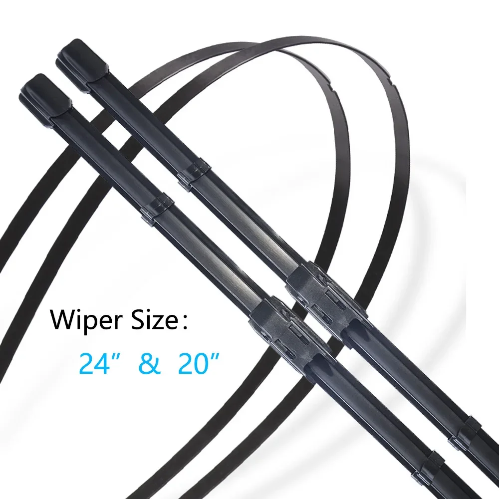 For BMW X2 F39 2018 2019 2020 2021 2022 LHDRHD 24 20 Car Accessories Front Window Frameless Wiper Blade Windshield Windscreen