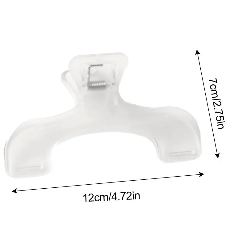 Прозрачный пластиковый зажим для книг, простое средство для чтения, фиксированный держатель для книг, закладки, креативный дизайн, практичный держатель для заметок для книжного магазина