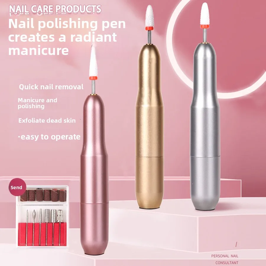 Trapano elettrico per unghie portatile multifunzione professionale 20000 giri/min Strumento portatile ricaricabile per la rimozione delle unghie per set manicure da salone