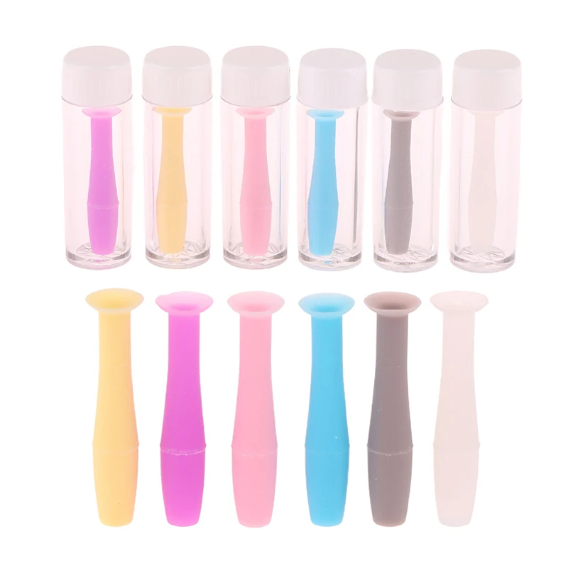 1Pcs Men Women Handy Silicone Contact Lenses Small Suction Cups Stick For Mini Contact Lens Inserter Remover Tool