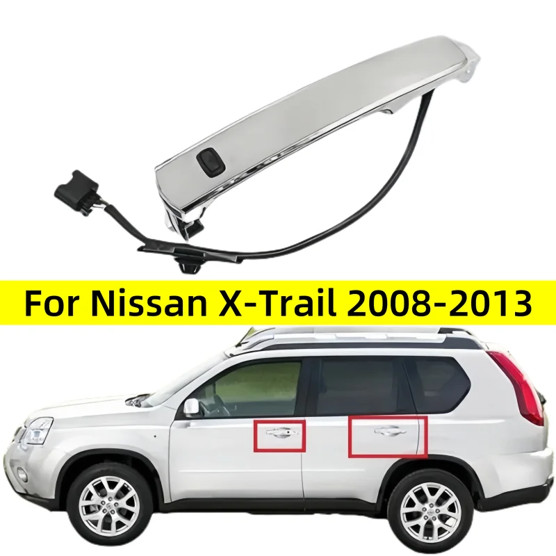 

For Nissan X-Trail 2008-2013 Car Accessories Outside Door Handle with Inductance Intelligent Sensing Lock Cover Exterior Handle