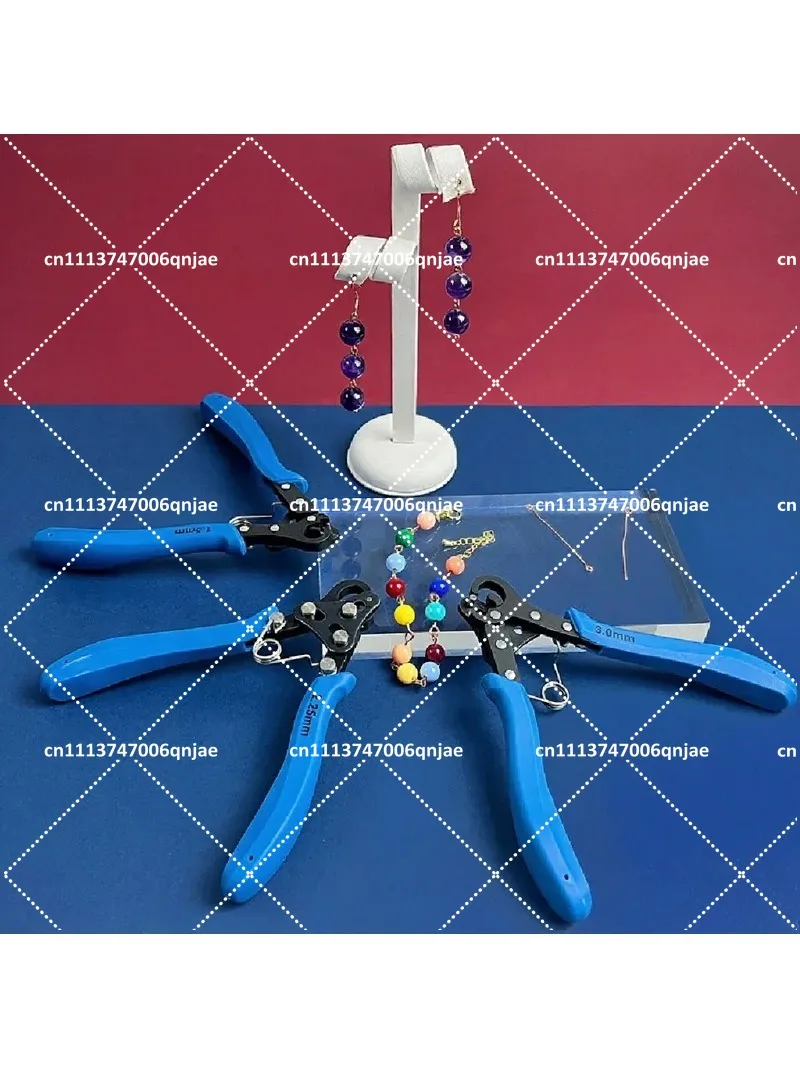 ワイヤー加工用プライヤーセット-15-225-3mm-丸型プライヤー。ジュエリー製作、ワイヤーの巻き付け、曲げ、修理、リングの装飾などに使用。