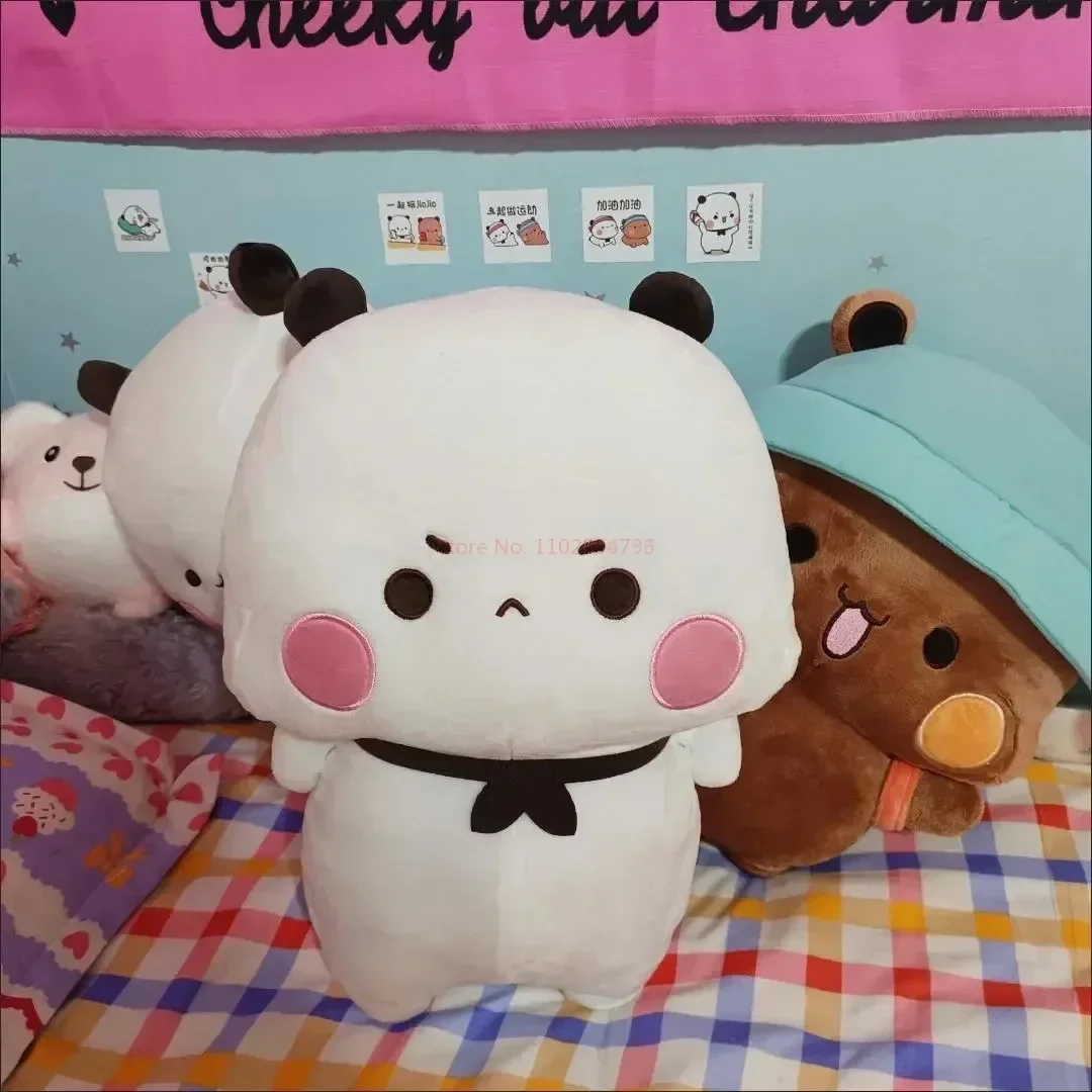 New Bubu And Dudu Panda Plush Cute Cartoon Panda Bear Doll Kawaii Stuffed Soft Pillow Toy Y2k Room Decor Gifts